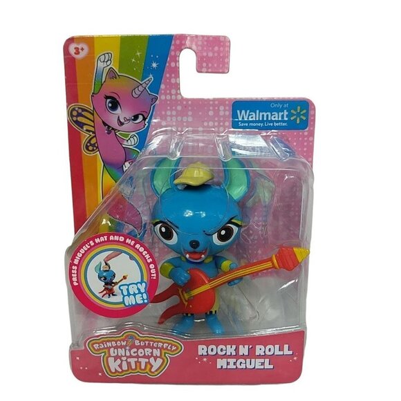 Rainbow Butterfly Unicorn Kitty Miguel Rock N' Roll Figure - Picture 1 of 2
